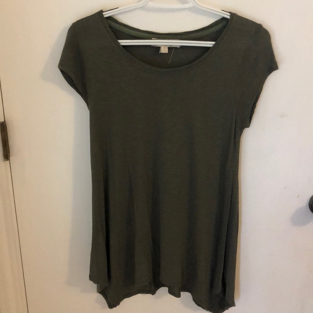 Army Green Casual Top